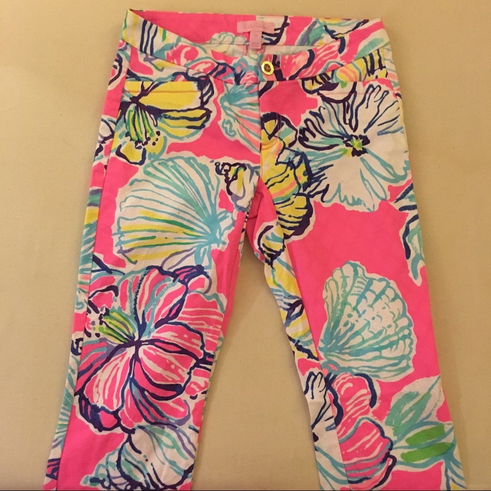 NWOT Lilly Pulitzer Kelly Ankle Skinny Pants 00